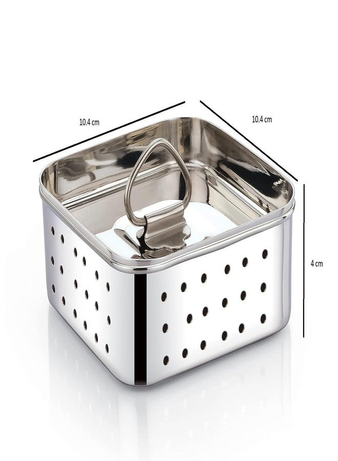 Expresso Stainless Steel Square Shape Indian Paneer/Tofu Mould Press Mould Maker (250 Ml),Silver - Image 4